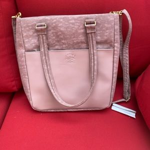 Dusty rose Herschel Orion tote, EUC